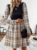 The Elise Plaid Mini Dress
