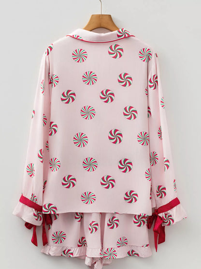 pink sequin two piece set