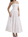 White-Ditsy Floral Print