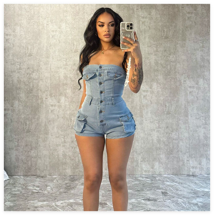 The Jorden Denim Jumpsuit