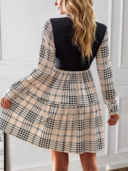 The Elise Plaid Mini Dress