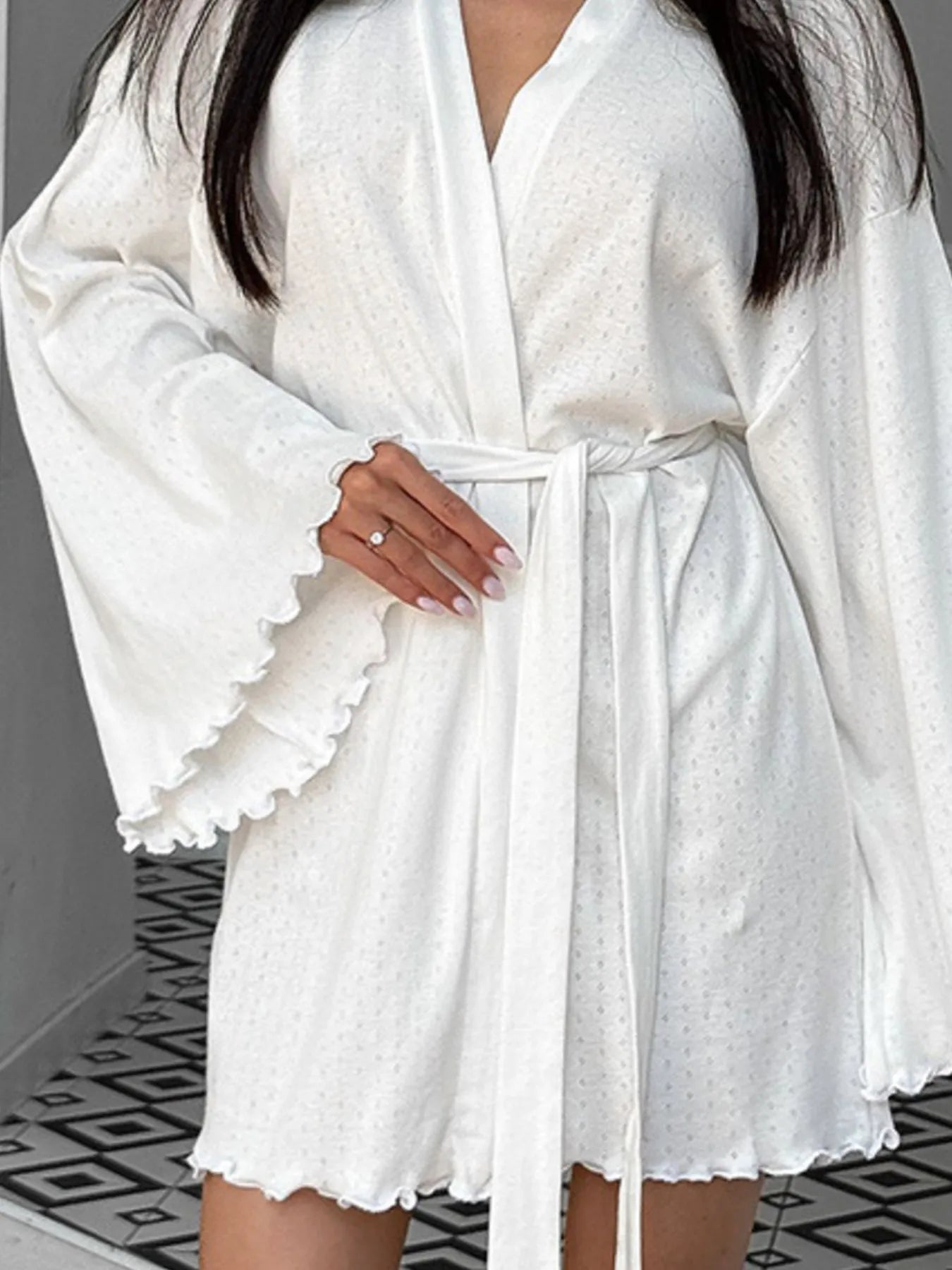 silk nightgown