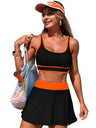 Black/Orange