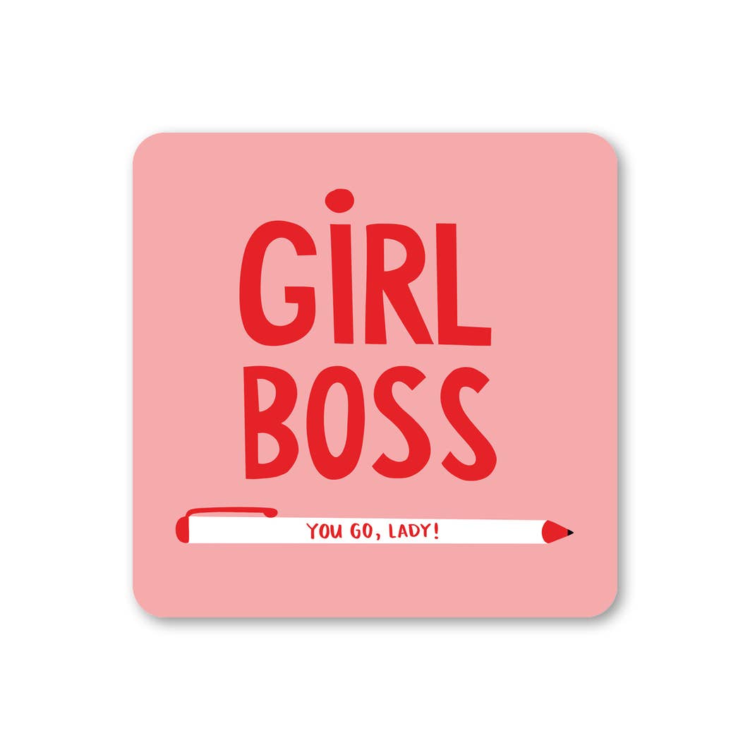 Girl Boss Coaster (Pack of 6)