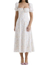 Short Sleeve Long Dress