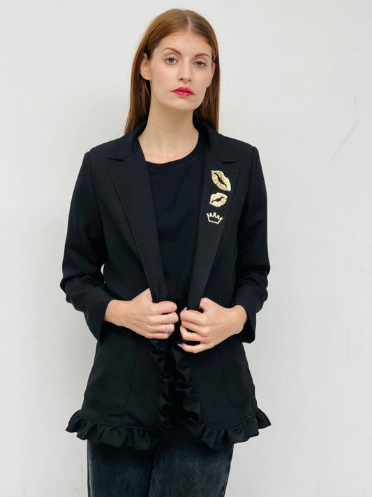 The Volante Ruffle Blazer