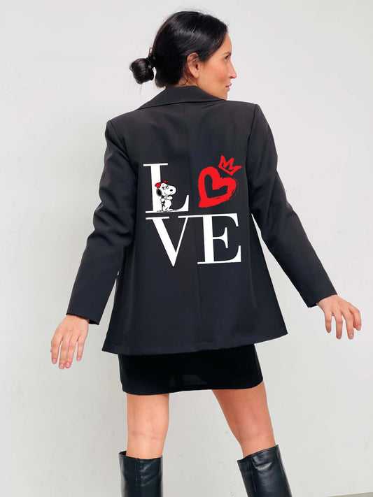 The Snoopy Love Letter Blazer