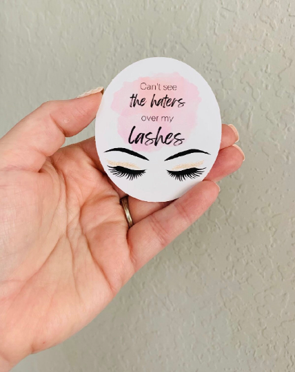 Over My Lashes-Girl Boss Sticker/Magnet